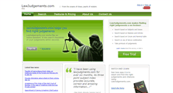 Desktop Screenshot of lawjudgements.com